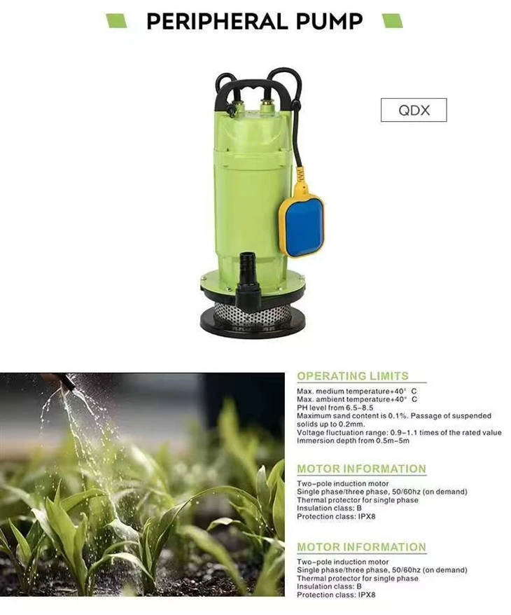 SPA6-50/4-1.8AF Factory 2.4HP 1.8kw Irrigation Submersible Water Pump With Float Switch high quality